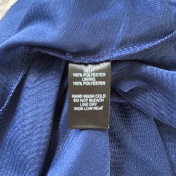 Lulus • Evalina Blue Ruffle Maxi Dress Small - Picture 6 of 6